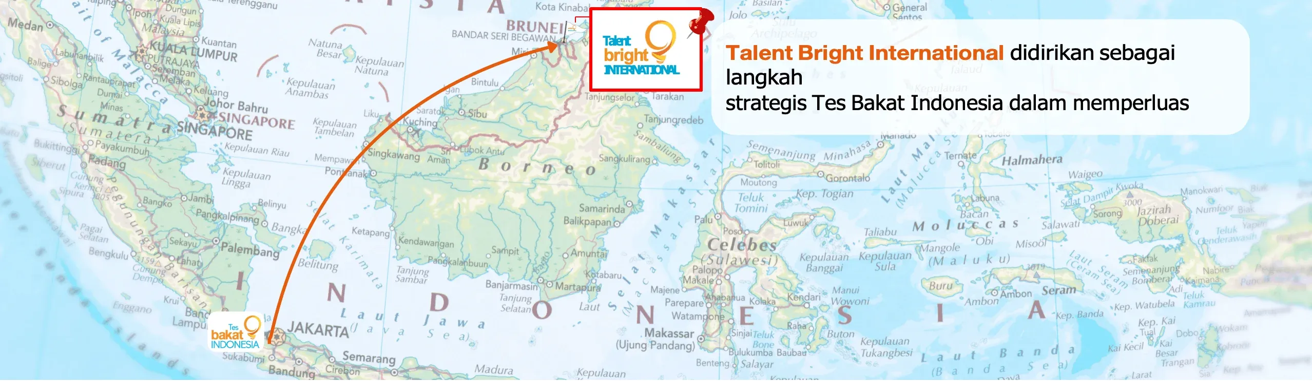 Peta Ekspansi Brunei Darussalam - Talent Bright International